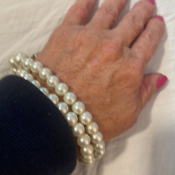 Suzanne Summers Collection pearl nracklace. absolutely gorgeous 19”. beautiful - Picture 5 of 5